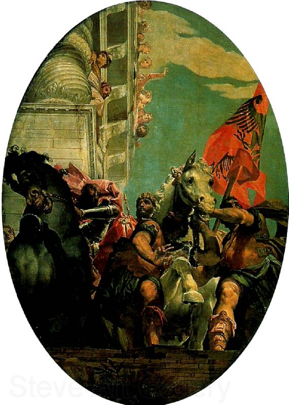 Paolo  Veronese triumph of mordechai